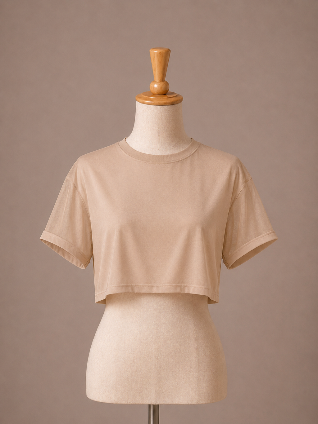 T-shirt crop top